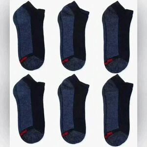Hanes low cut max cushion black socks 8 pairs men’s NWOT